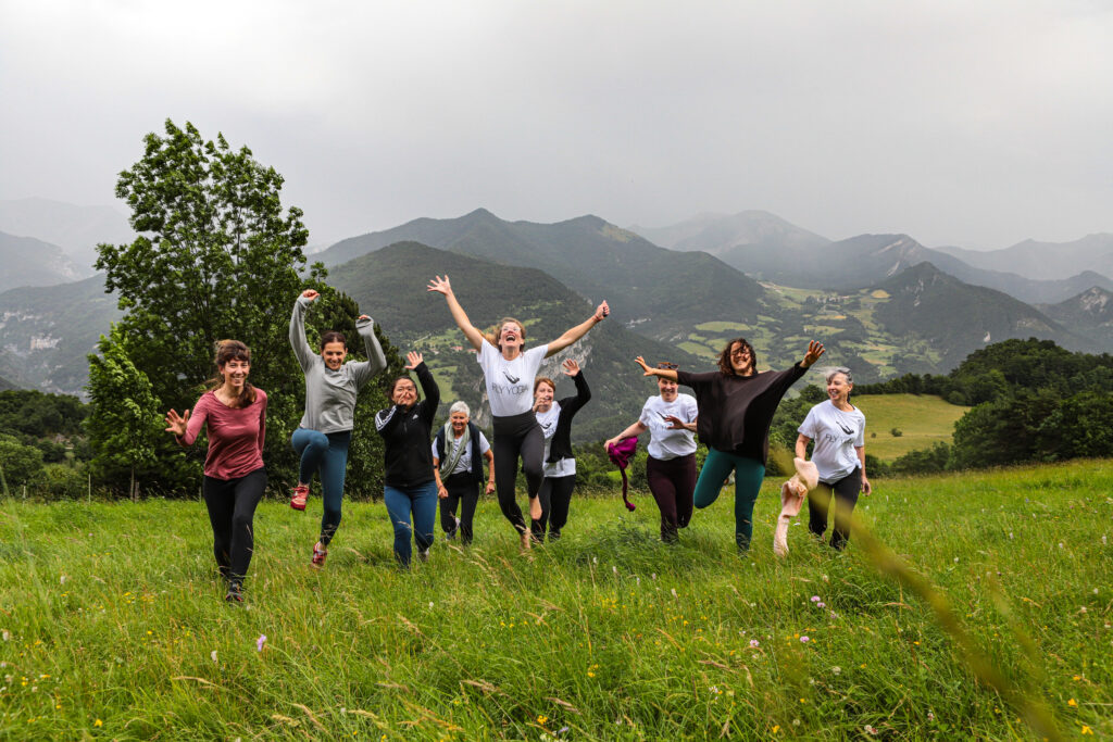 Fly yoga retraite nature groupe